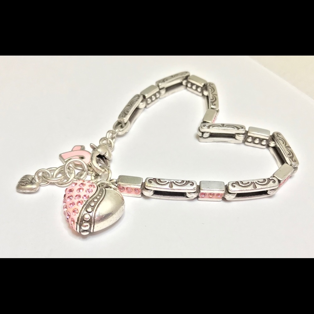 BRIGHTON Breast Cancer Bracelet SWAROVSKI Crystals